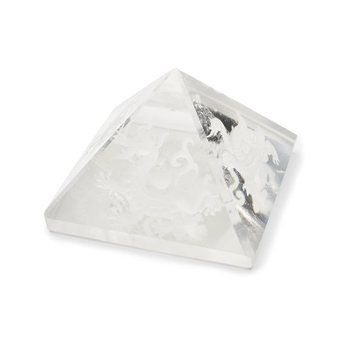 복연각 수정 크리스탈 쿼츠 37x36x23mm 사신 내각 피라미드 1개별매 CR