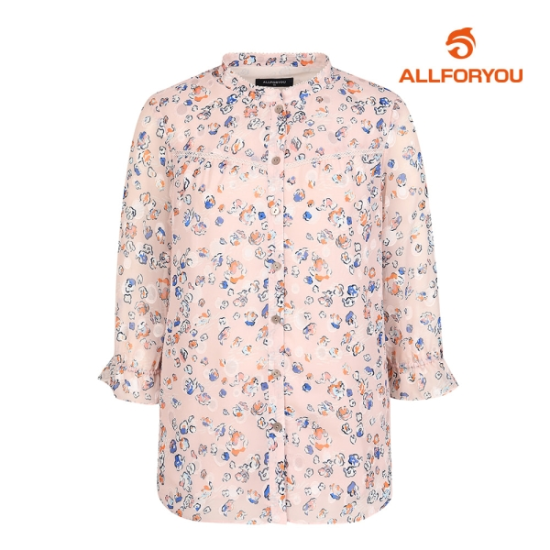 올포유 올포유 여성 플라워 레이스 7부 블라우스 G ALBLL4141-411