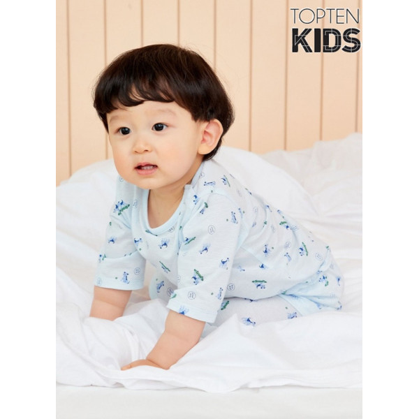 신성통상 탑텐키즈 탑텐키즈 ToptenKids 23년 유아 7부 라운지 세트 MKD2UI3301
