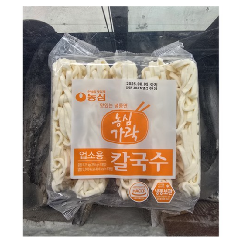 농심 농심 농심 냉동 가락칼국수 2개 1 25kg
