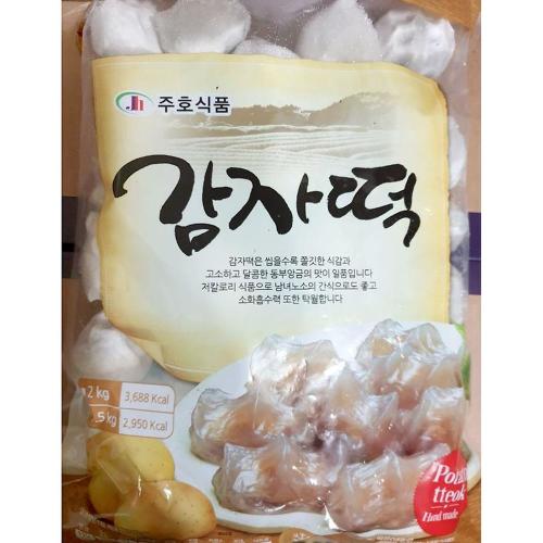 주호 감자떡 1 5KG 감자전분 강원도감자떡 돼지감자