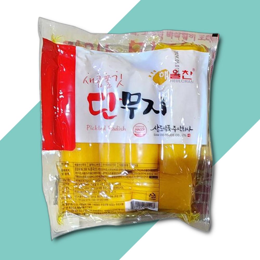 하나에프앤드엘 해울찬 통단무지 1KG X10개 해울찬 단무지 통단무지 일식용단무지