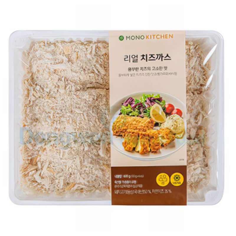 지푸드 주식회사 엘에프푸드 모노 리얼치즈까스 600g 100gx6EA 1개