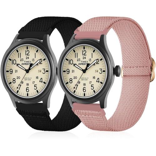 Lzwldan Timex 익스페디션 스카우트 아카디아 남성용 위켄더 디지털 CAT 필드 시계와