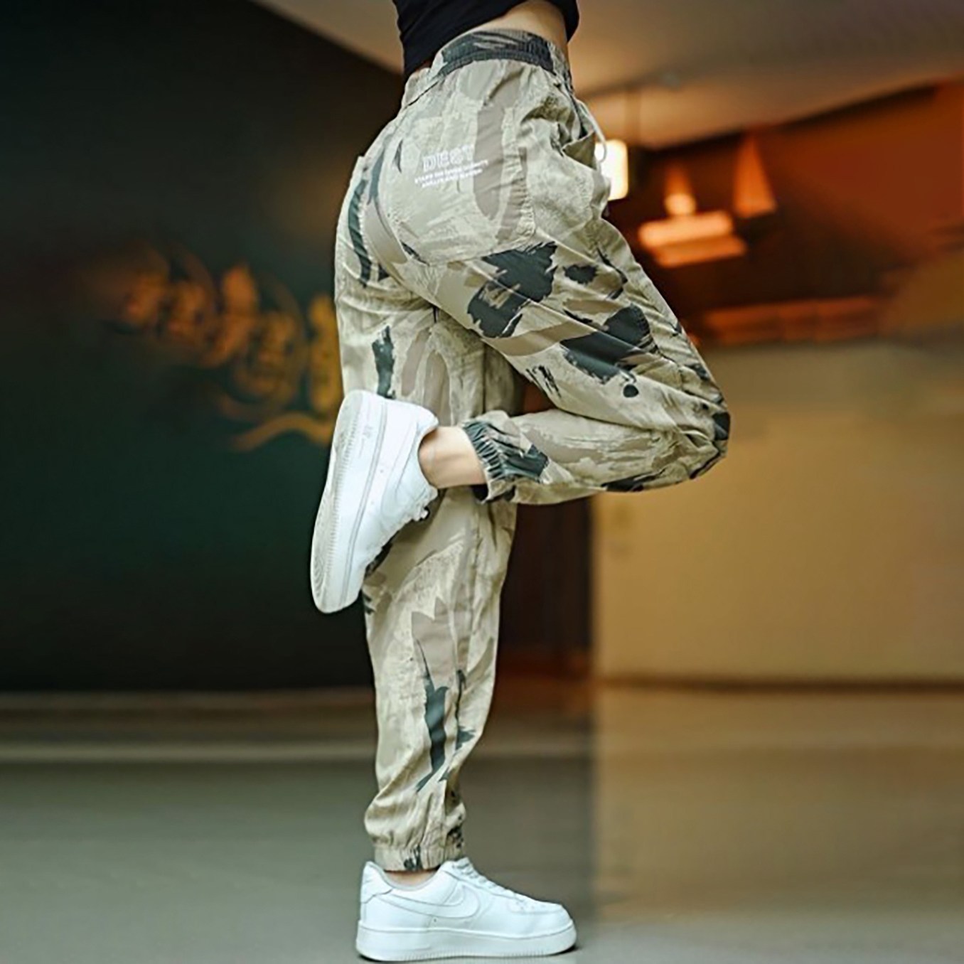 스툰조거팬츠 77 카키