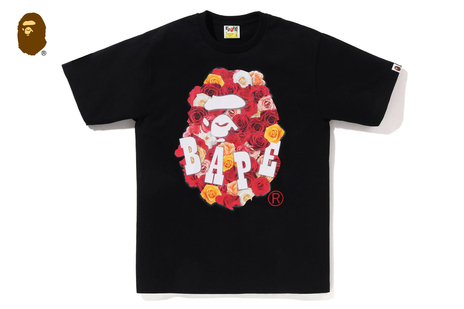 베이프 베이프 반팔티 ROSE APE HEAD TEE 1L20-110-004