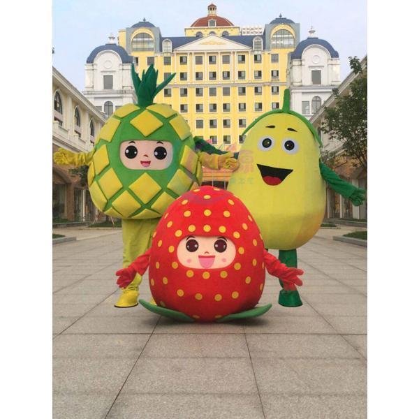눈에 띄는 과일 장식 슈즈 장식 액세서리 다채로운