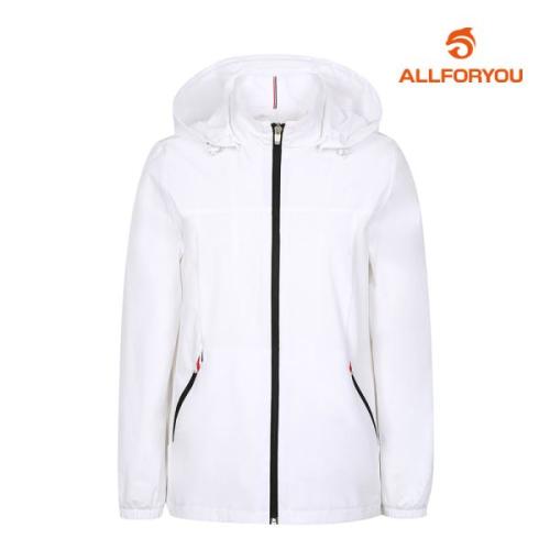 올포유 올포유 여성 후드 탈부착 솔리드 점퍼 AWJUL8161-100 494327