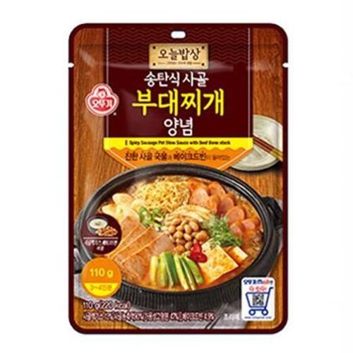 오뚜기 오뚜기 오늘밥상 송탄식사골부대찌개양념 110G 생일 명절 홈파티 대용량 식자재 자취 캠핑 110g