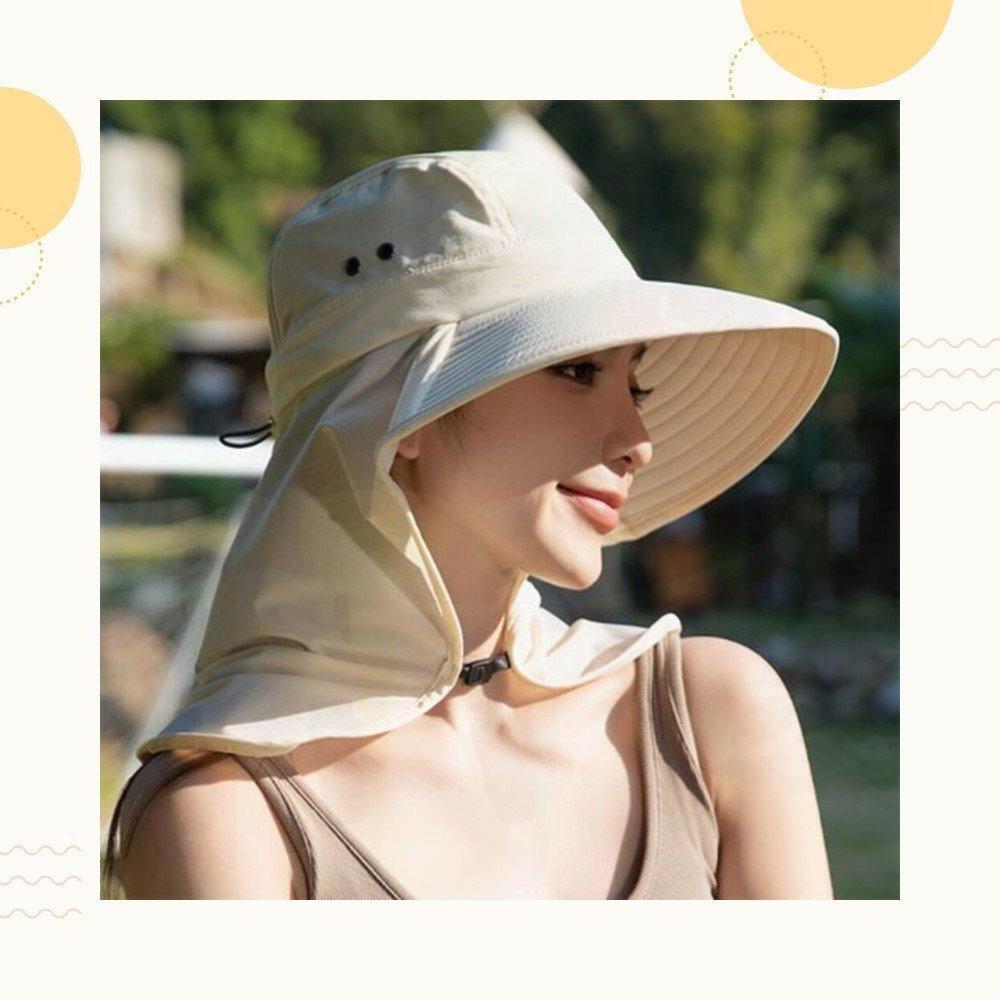 넥버클 선캡 모자 남녀공용 벙거지 여름 햇빛가리개 스포츠