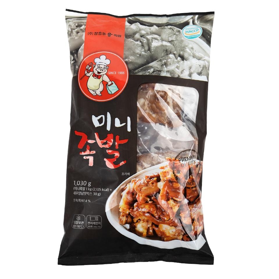장충동 미니족발 250g 4개