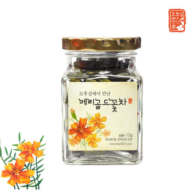 모후실에서 만난 메리골드꽃차 12g 병