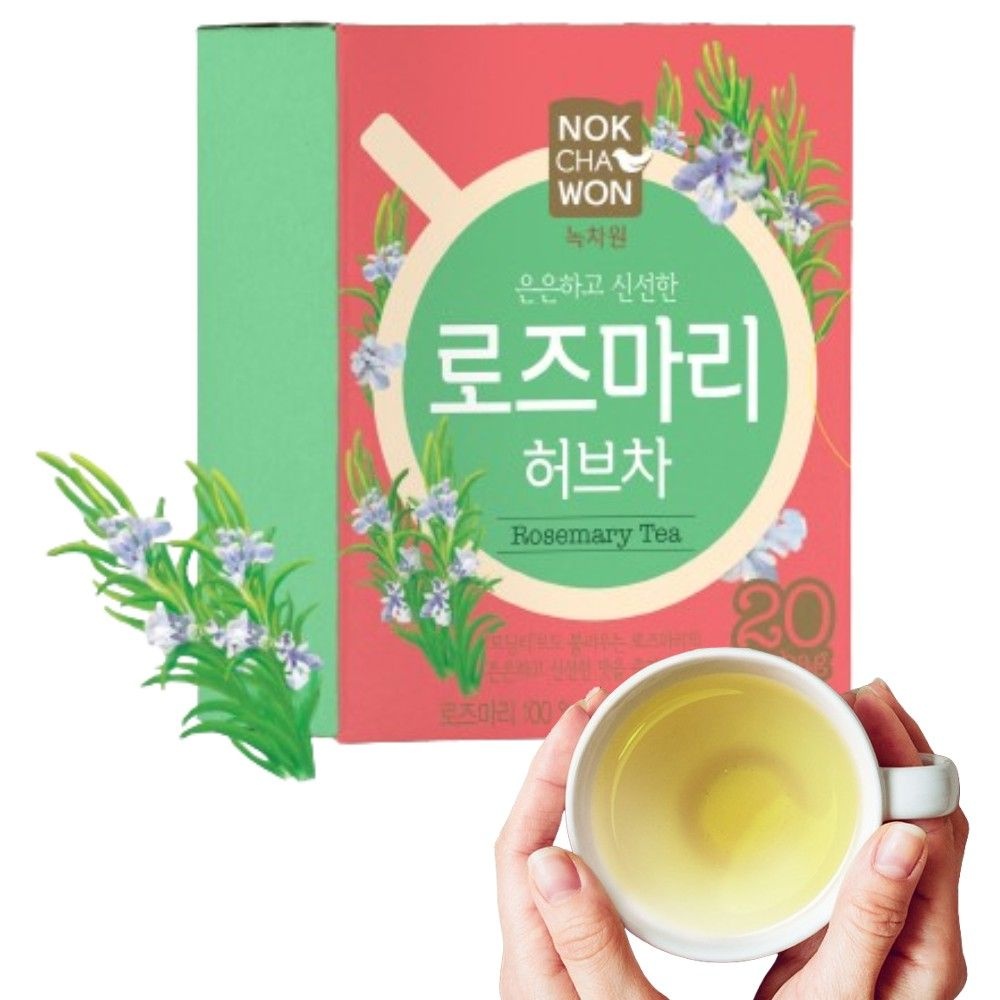 희원유통 국내산 티백 로즈마리 허브차 20개 유기농 꽃차 말린 허브티