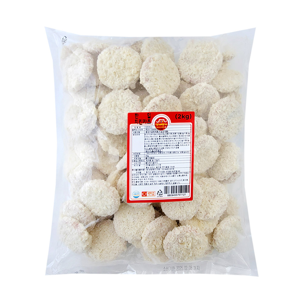 식재명가 한입 치킨카츠 2kg 치킨까스 튀김