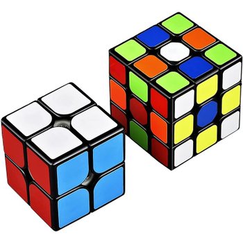 QiYi 매직 큐브 두 개 세트 2x2 3x3 2022 Magic Cube 마