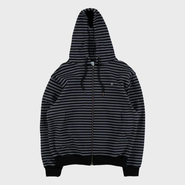 더콜디스트모먼트 더콜디스트모먼트 아웃터 자켓 후드집업 THE COLDEST MOMENT TCstripe hooded zip-up charcoal 554427