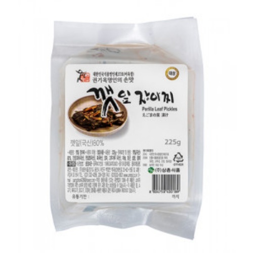 상촌식품 상촌식품 권기옥명인 웃말 된장깻잎 장아찌 225g 1개
