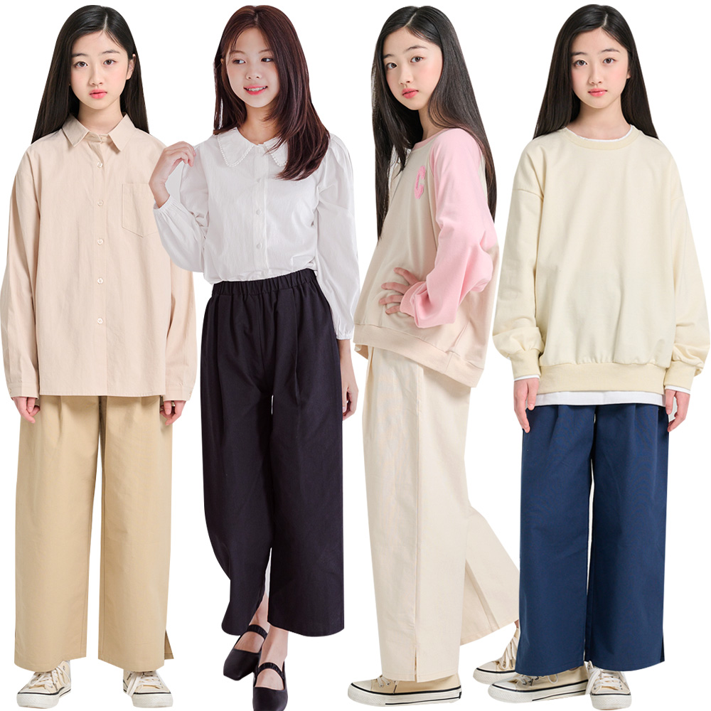 미니로이 여아동복 9부 면 팬츠 아동복 초등학생 바지 여아 키즈 아동 키즈 공용 미니로이 망고 100 코튼 15호