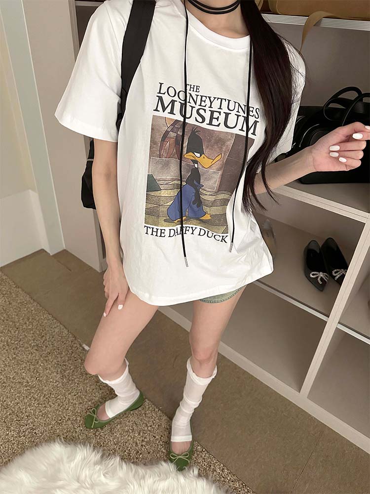 디피 덕 티셔츠 온나