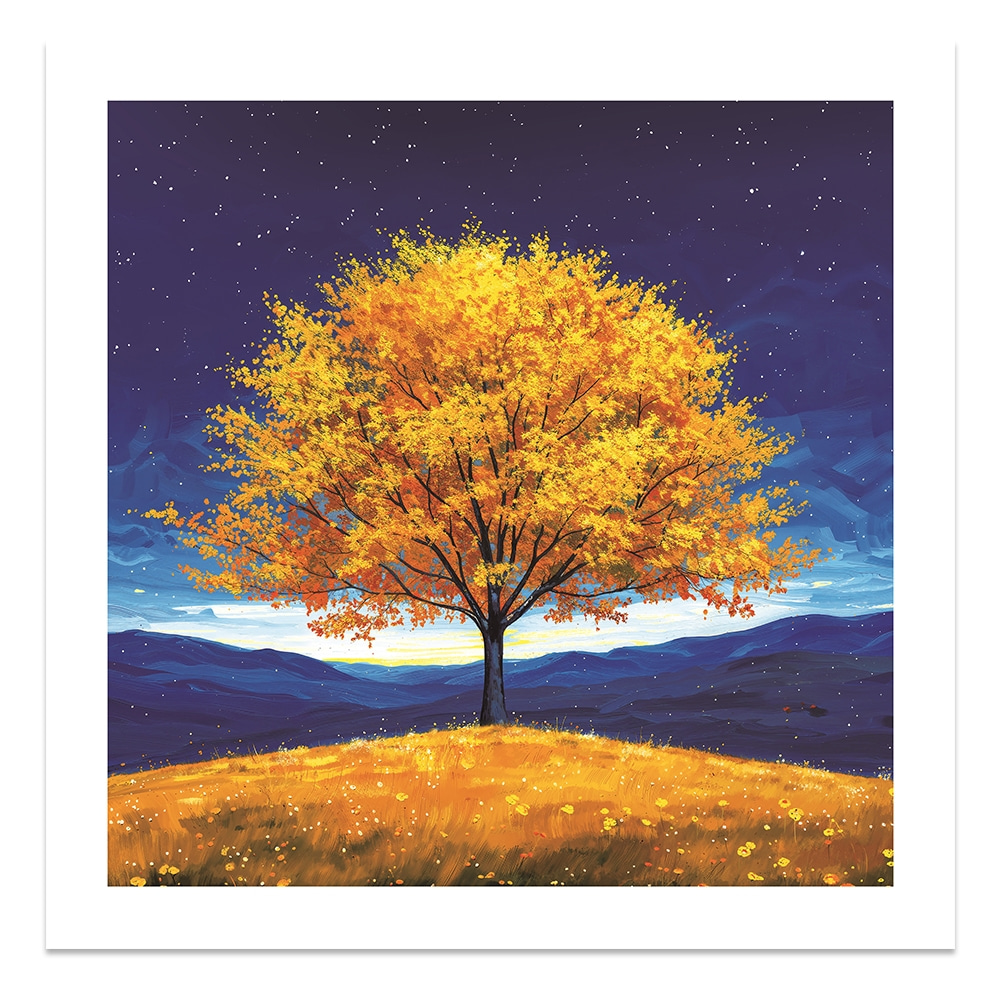 갤러리티 황금나무 Crop - ikk 이크 작가 50 x 50 cm 알루미늄 액자 LE1216857729