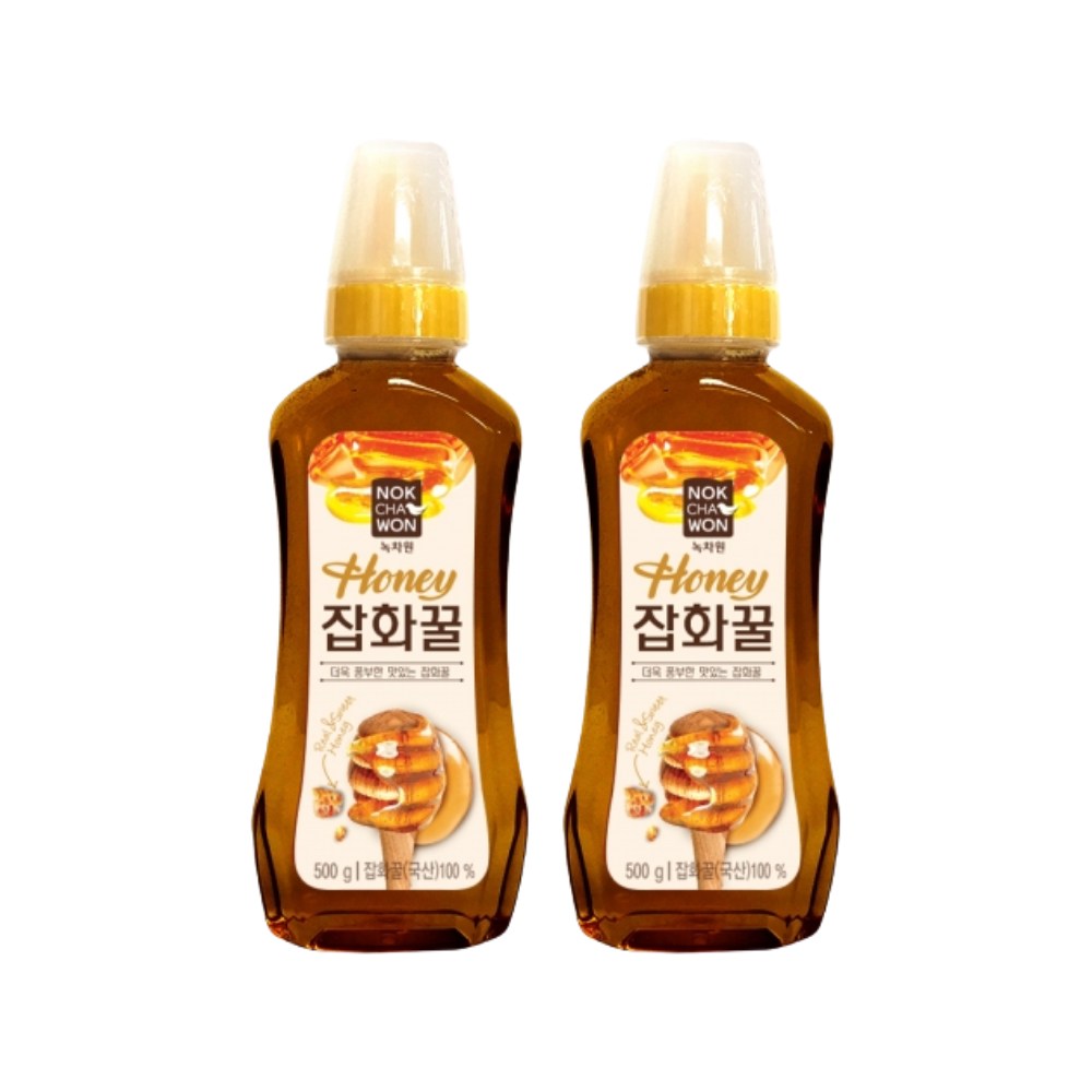 녹차원 녹차원 주 녹차원 잡화꿀 500g x 2개