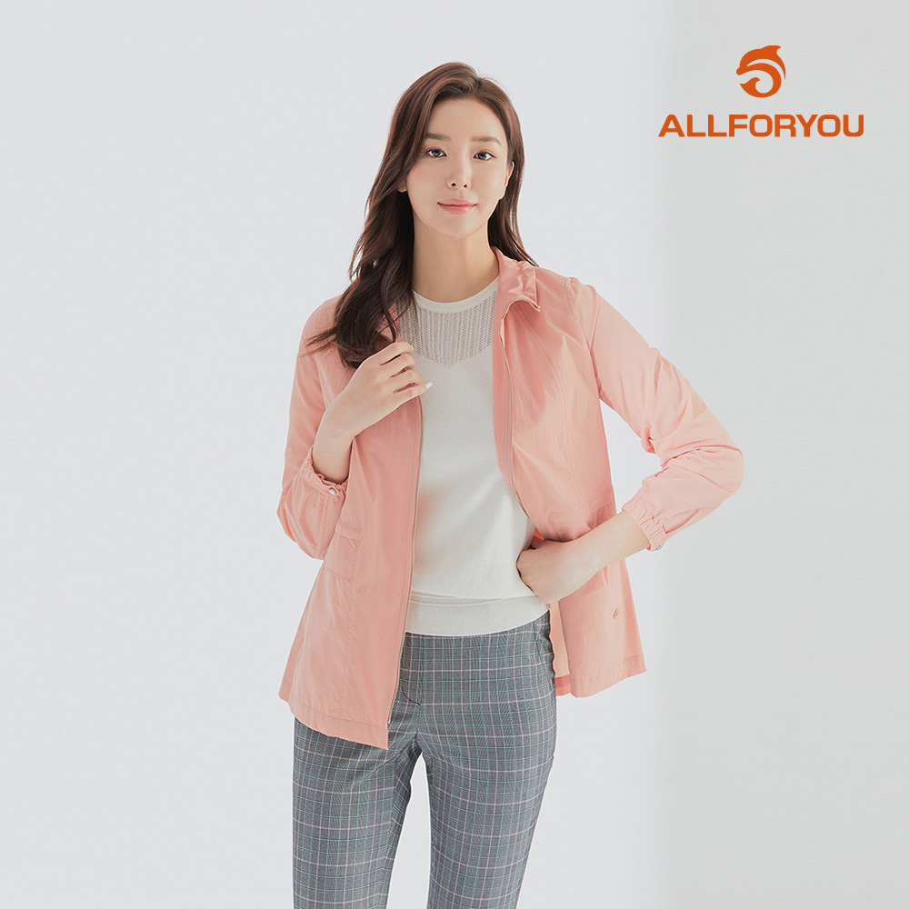 올포유 올포유 모델착장 여성 솔리드 홑겹 사파리 점퍼 G ALFRL3181-411