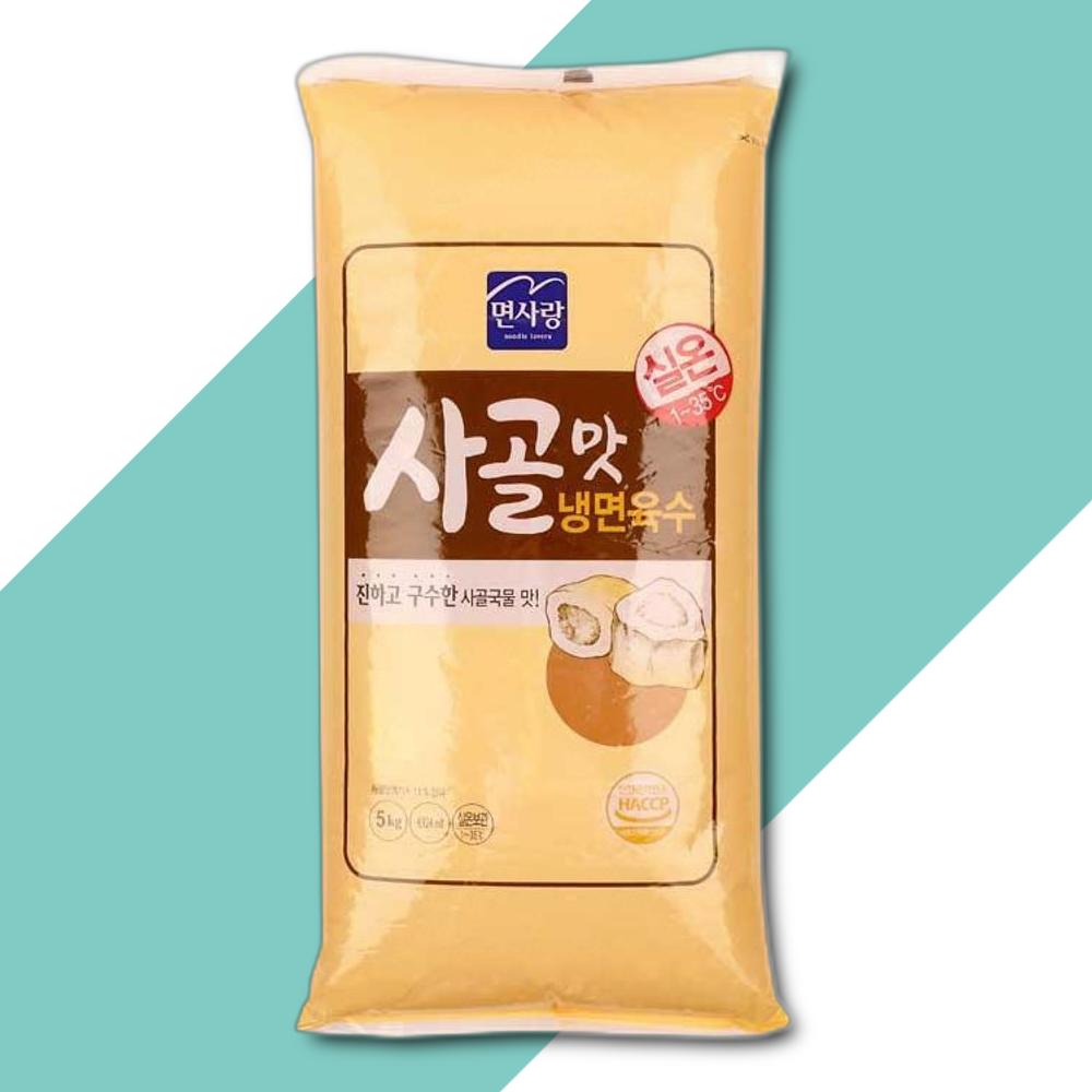 면사랑 면사랑 면사랑 사골맛 냉면육수 실온 5KG 면사랑 사골맛 냉면육수 실온 냉면