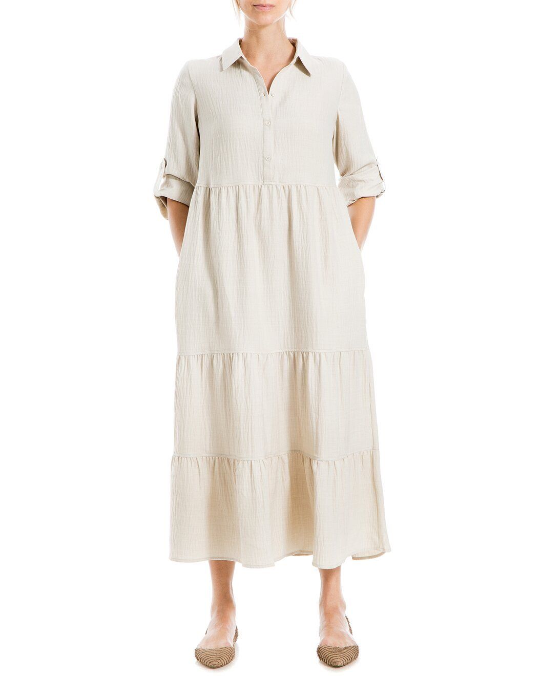맥스스튜디오 맥스스튜디오 막스 스튜디오 맥시 드레스 Max Studio Tiered Maxi Dress 1411533722