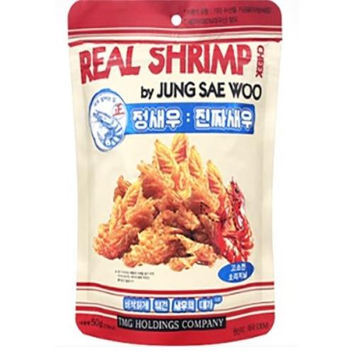 정새우 진짜새우 오리지널50g x 5개
