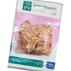 훈제돼지목심슬라이스 400G 정다운