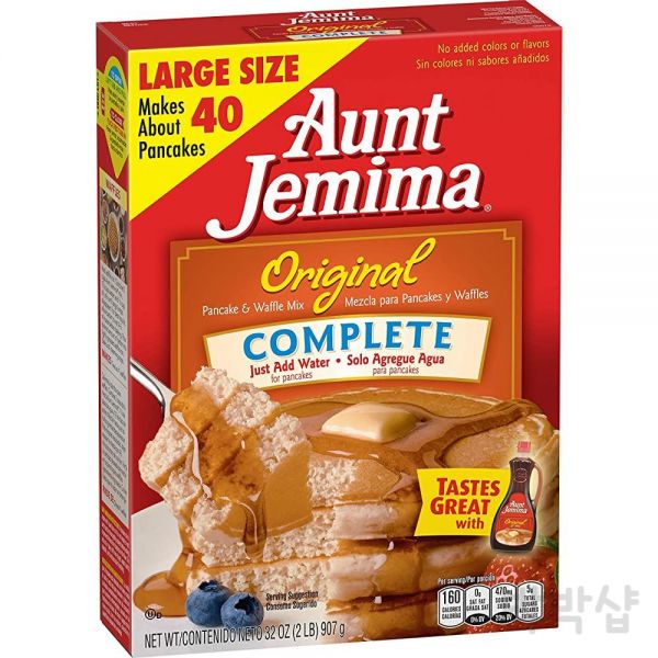 Aunt Jemima 이모 제미마 오리지널 팬케이크 와플 믹스 2lbs 2박스