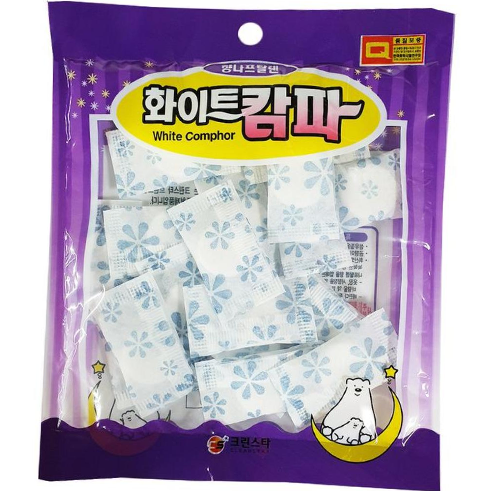 크린스타 크린스타 크린스타 화이트캄파909 17p 나프탈렌 좀약 방충제