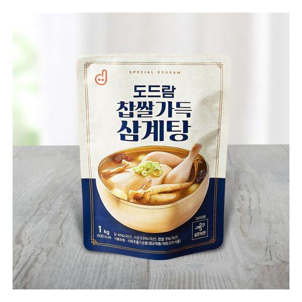 도드람푸드 도드람 찹쌀 가득 삼계탕 1kg x 4팩