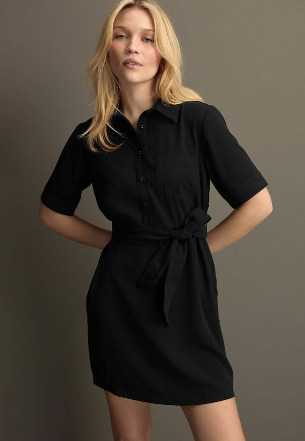 넥스트 Next 다음 TALL FIT MINI TIE WAIST - 블루젠클라이드 01 schwarz EU-Groesse 48xT NX321C4VB-Q11