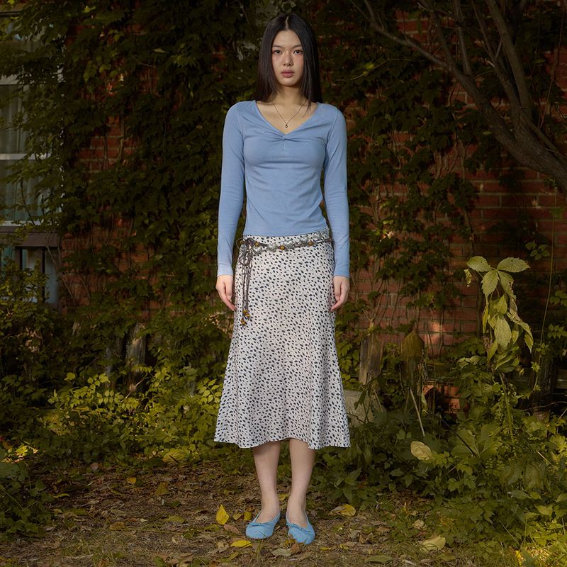 스너기스트 Mathilde Mermaid Midi Skirt Grayish GRAYISH 2