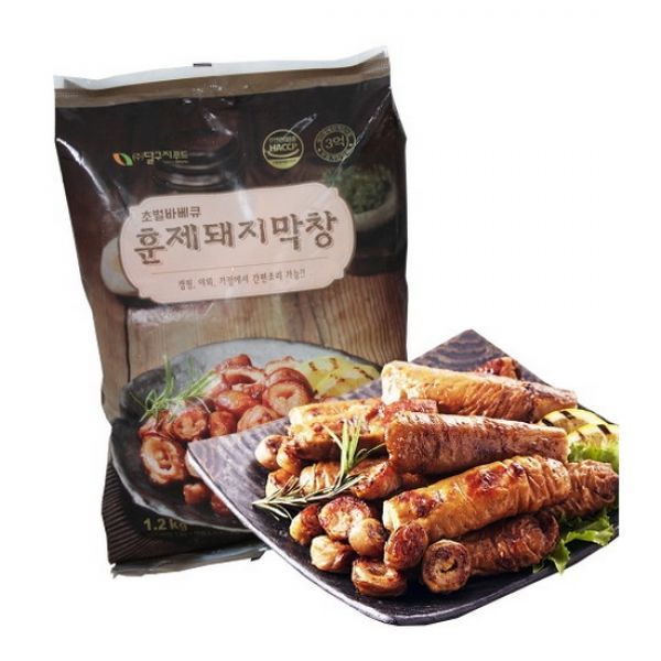 달구지푸드 훈제 돼지막창 600g 고급 안주 1EA