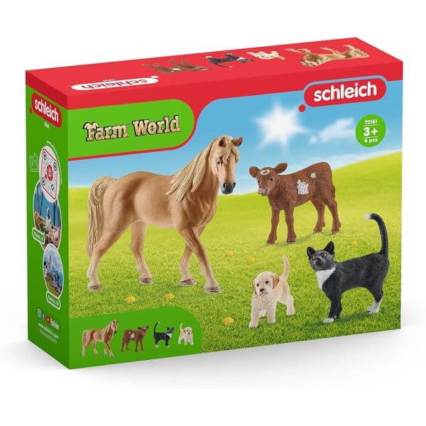 슐라이히 Schleich 팜 월드 Farm World 동물 장난감 4개 세트