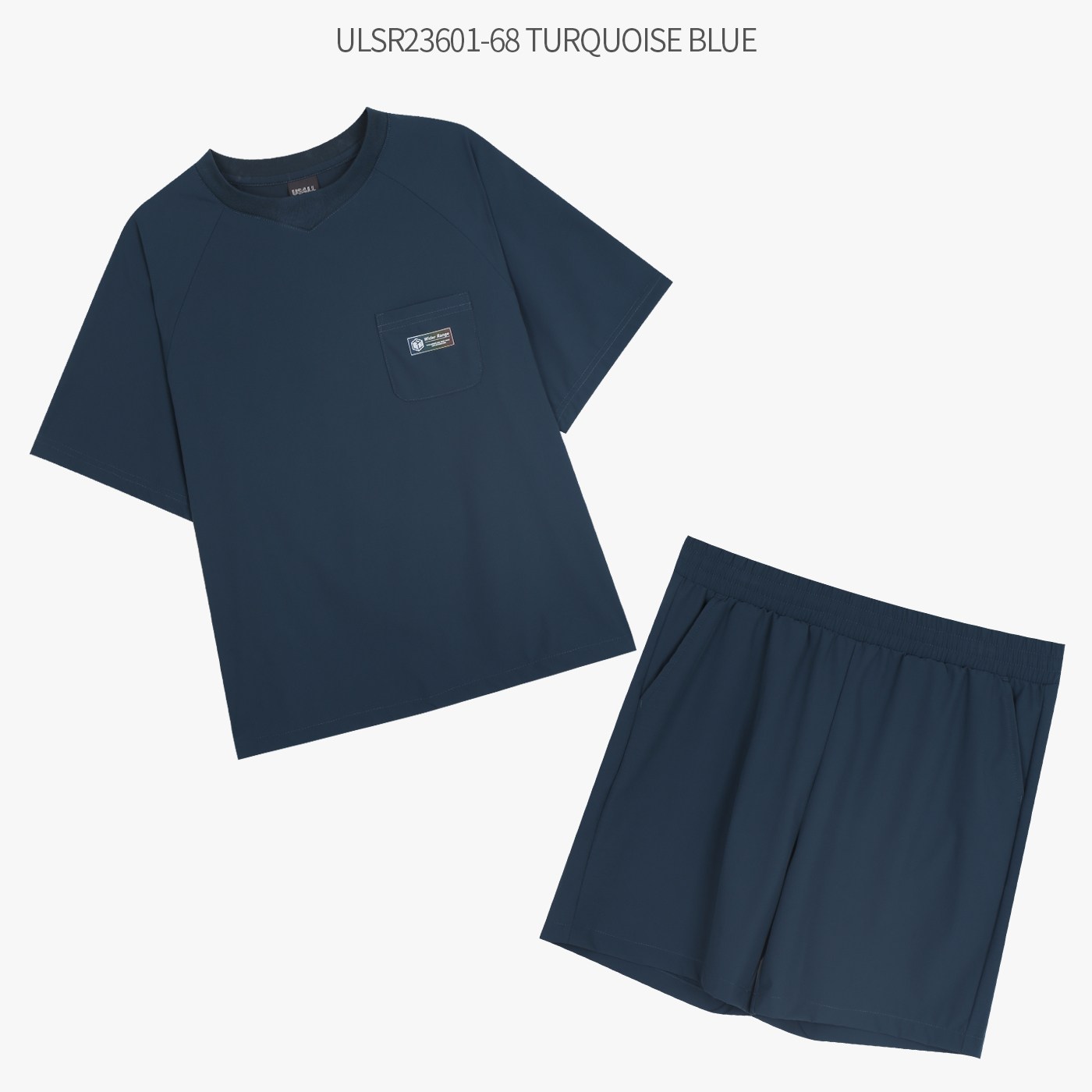 유솔 스트레치반팔세트 센터 150 68 TURQUOISE ULSR23601