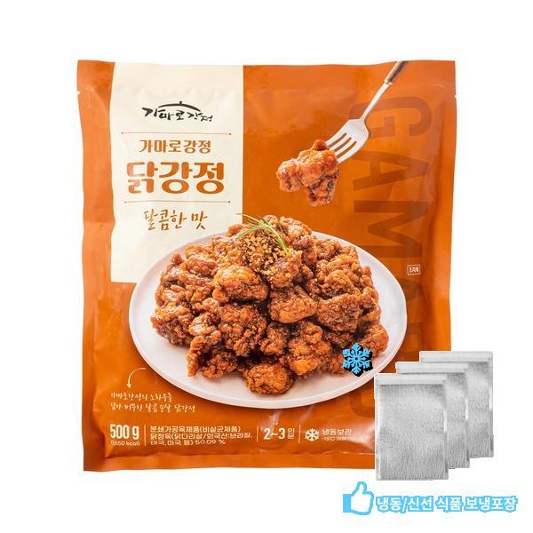 가마로강정 닭강정 달콤한 맛 냉동 500g 1개