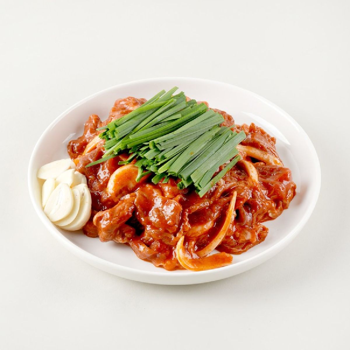 하동부추 서산마늘 오리 주물럭 600G