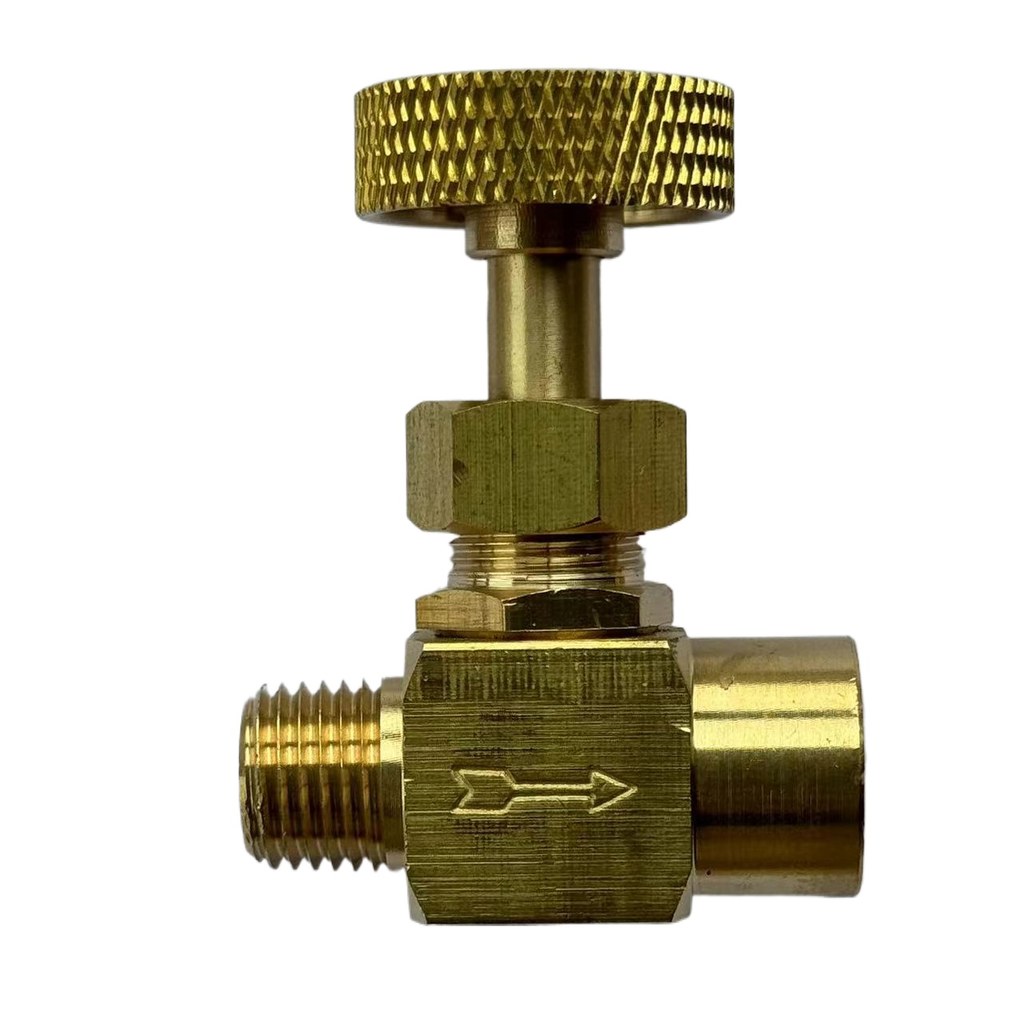 2000 PSI 고압 1 4 NPT 암수 황동 니들 밸브 유량 컨트롤러 물 가스 오일 연료 프로판