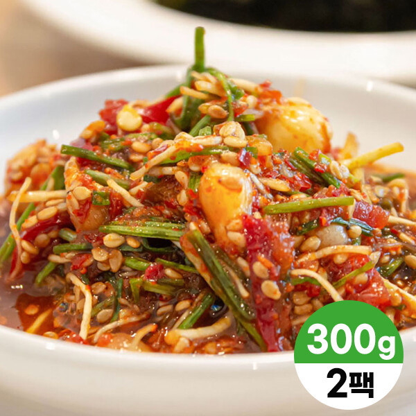 UNKNOWN 전라도 밥도둑푸드 맛집 수제 제철 달래 양념장 비빔장 300g x 2개