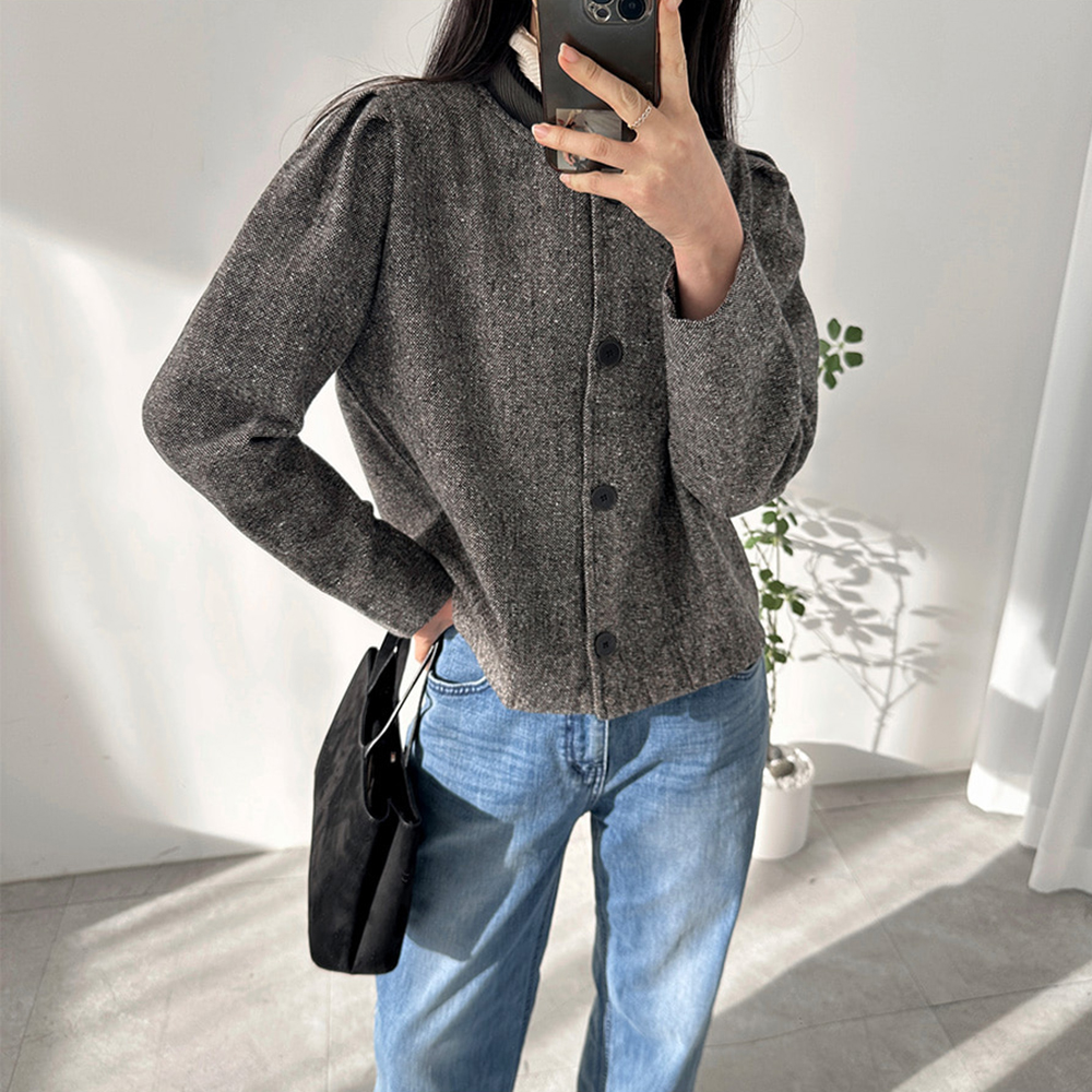 헤브 보카 가디건 자켓 여성자켓 결혼식코디