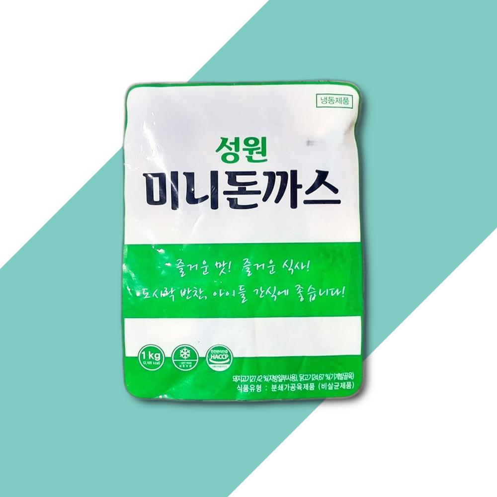 성원 돈까스 미니 1KG 프리미엄돈까스 돈까스 즉석식품