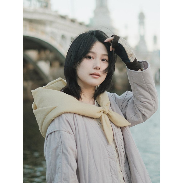 한증막모자 가볍고 따뜻한 퍼프 넥 삼각형 목도리 후드 퀼트 헤드 스카프 푹신한 겨울