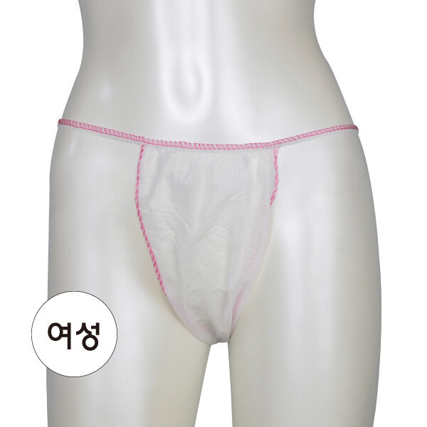 일회용 부직포T팬티 100장 여성용 1회용팬티 마사지팬티 일회용T팬티 검진팬티 티팬티