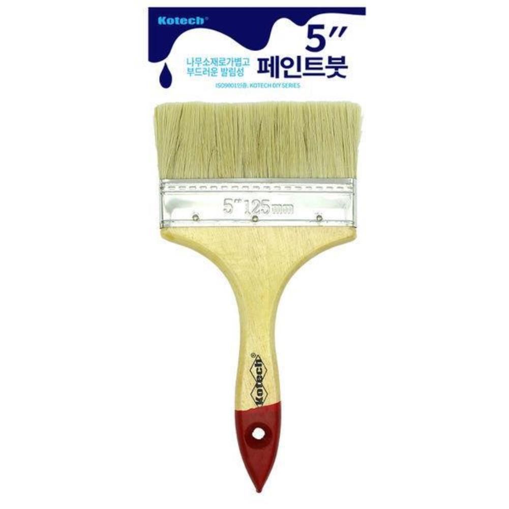 페인트 페인팅 붓 브러쉬 솔 5in I 0413 작업 공구 락카