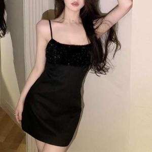 홀복 파티룩 미니원피스 BJ 전문 여성 클럽 섹시원피스 의상 클럽원피스 드레스 벨벳 스판 슬림 20대여성