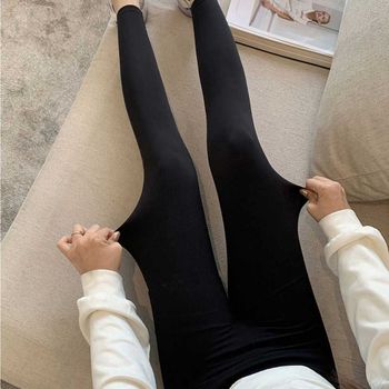 여자 짐웨어 애슬레저 룩 쫀쫀한 스판 레깅스