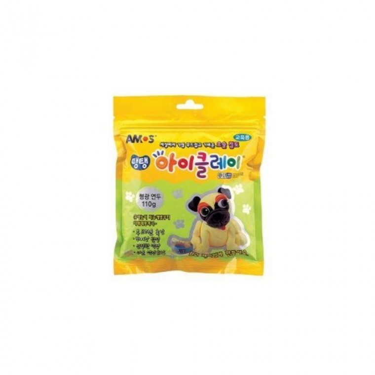 아모스 6000 탱탱아이클레이 110g 형광연두 박스 50